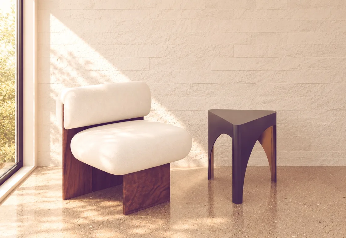 Arcade table object in an interior setting