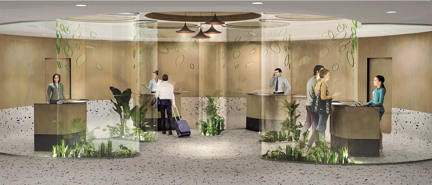 Hotel Lobby Check-in - Image 1