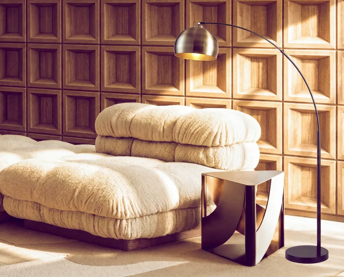 Rhythm table object in an interior setting